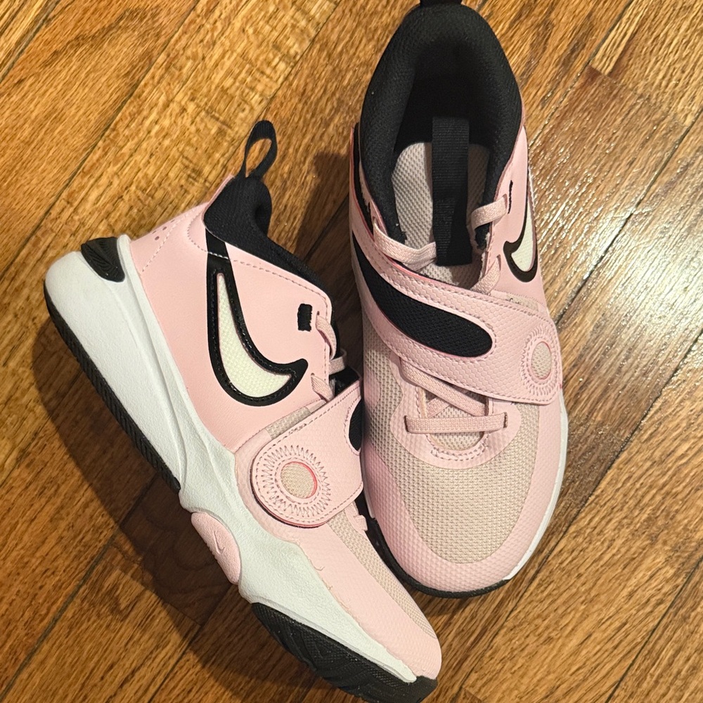 Nike Kids Pink and Black Sneakers